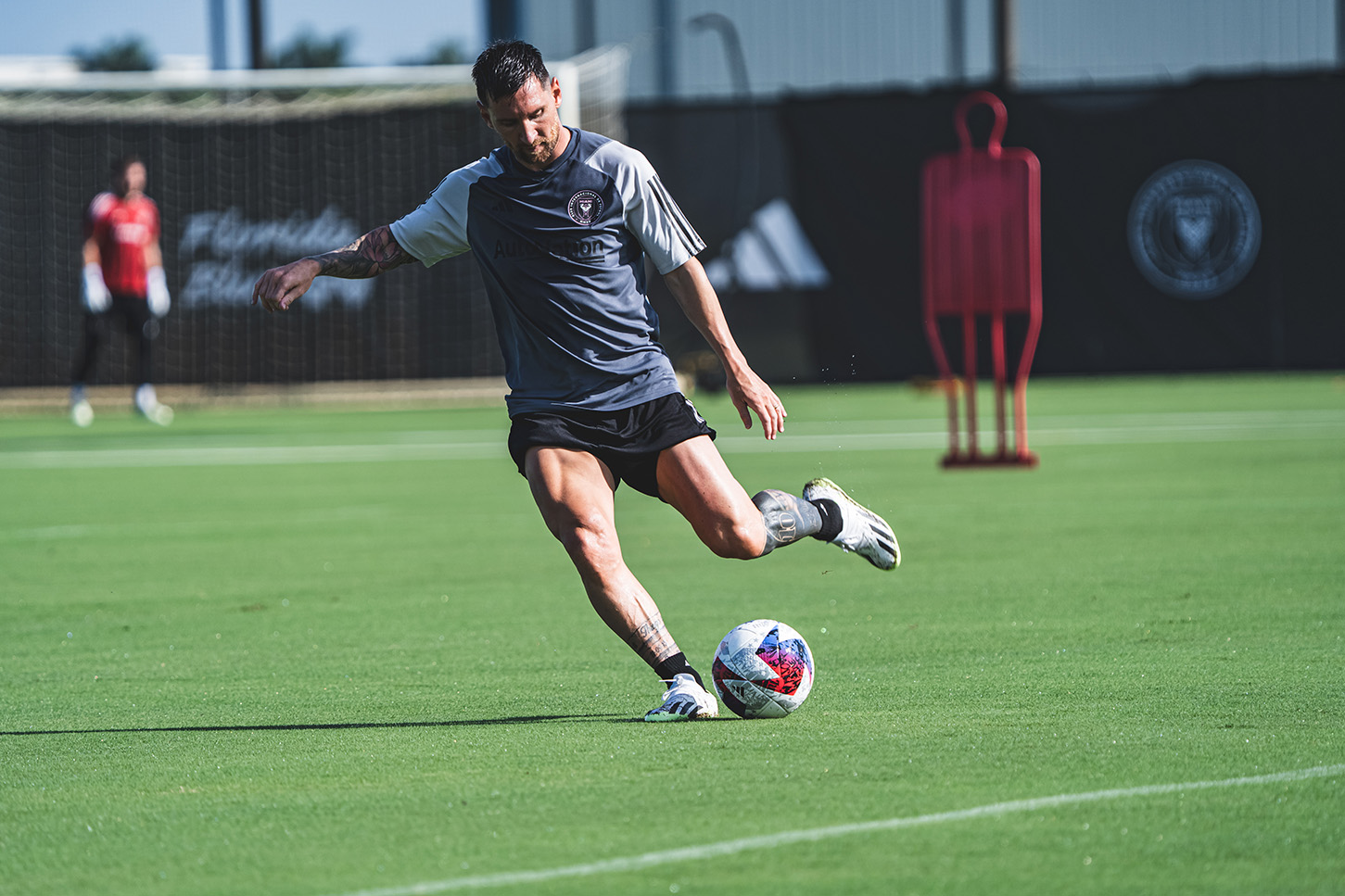  Lionel Messi in Action during Inter Miami CF Training
