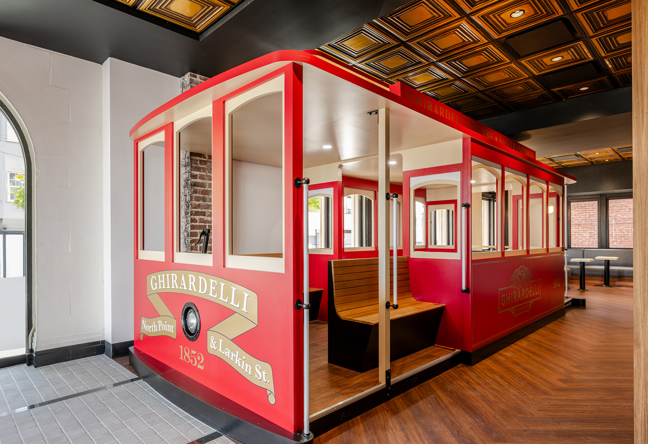 Original Ghirardelli Chocolate & Ice Cream Shop in San Francisco, California