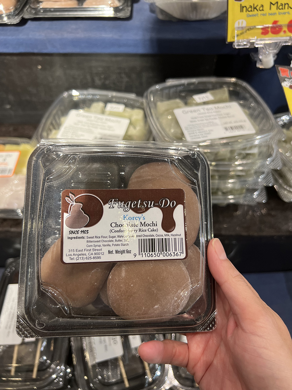 Chocolate mochi at Tokyo Central in Costa Mesa, California (Photo by Julie Nguyen)