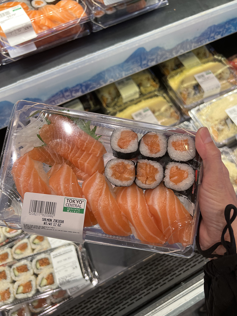 Salmon sushi at Tokyo Central in Costa Mesa, California (Photo by Julie Nguyen)