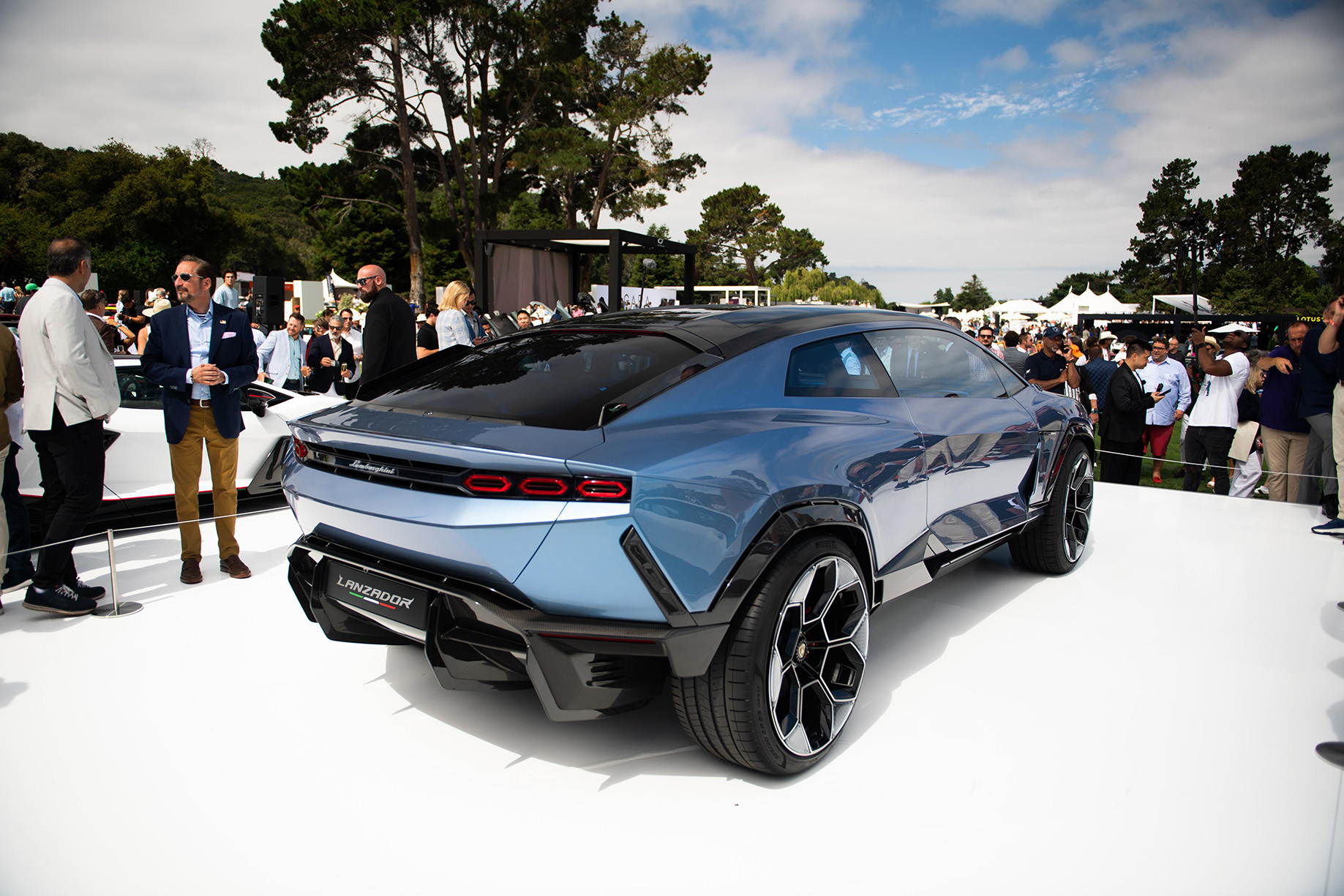 The Lanzador from Lamborghini at The Quail, A Motorsports Gathering in Monterey, California