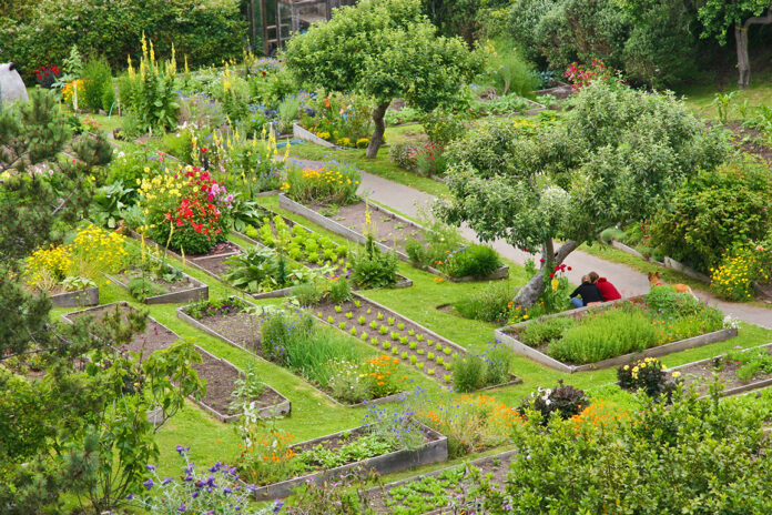 Garden at Stanford Inn & Resort in California