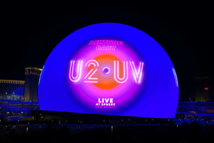 U2 UV Sphere in Las Vegas