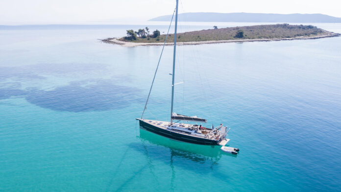 Island Krknjas Veli sailing in Croatia