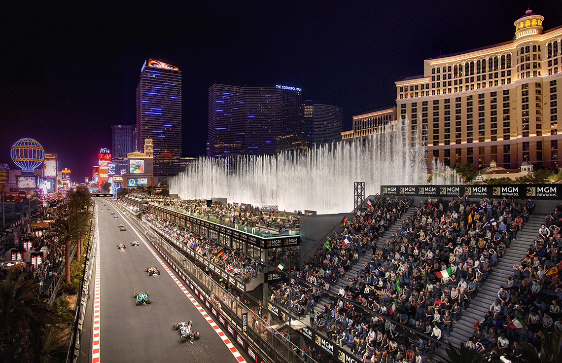 Las Vegas Strip brings back surprise music legend for F1 week