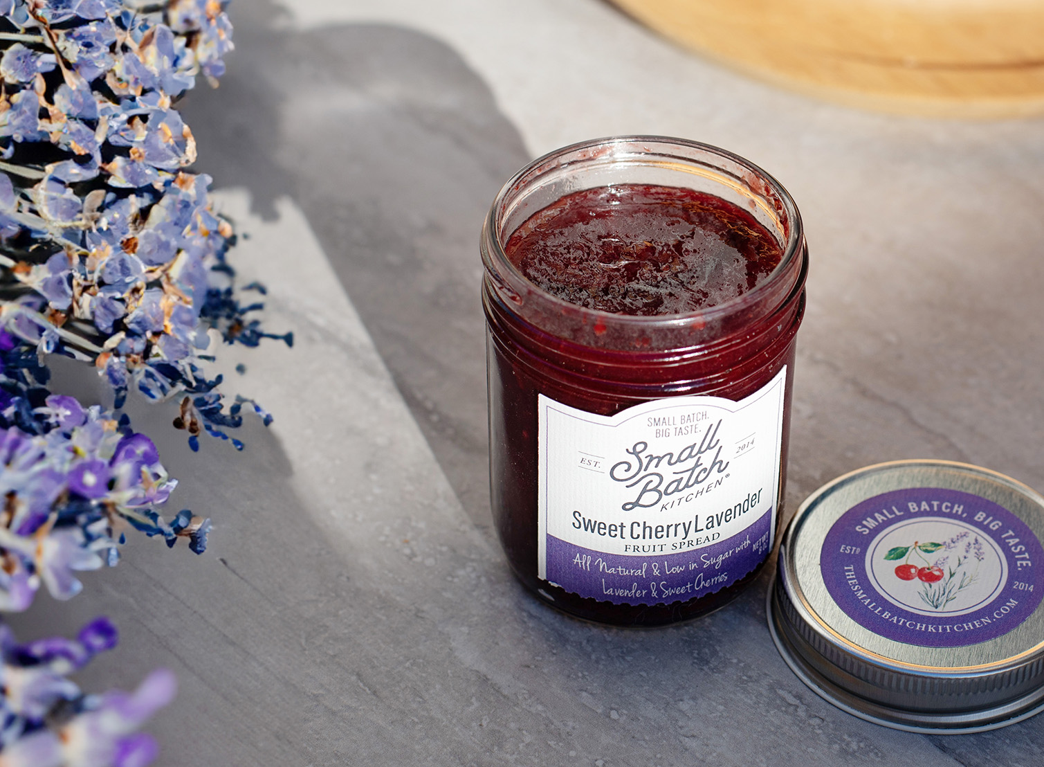 Cherry Lavender Fruit Spread  from Small Batch Kitchen in Pennsylvania  (Photo by Julie Nguyen)