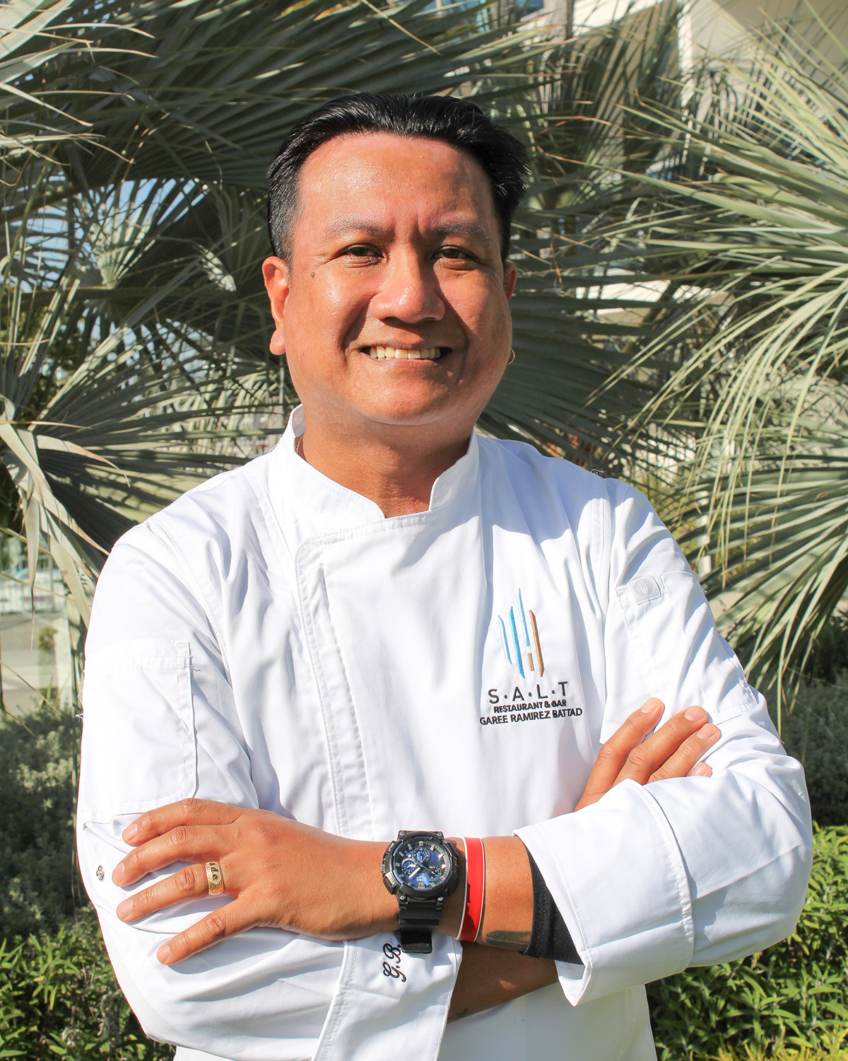 Chef Garee Battad at Marina del Rey Hotel in Los Angeles, California