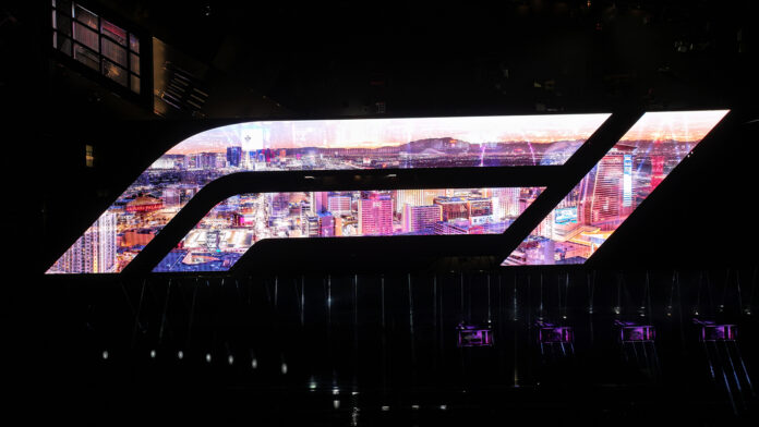 Samsung's Grand Display at the Formula 1 Heineken Silver Las Vegas Grand Prix 2023