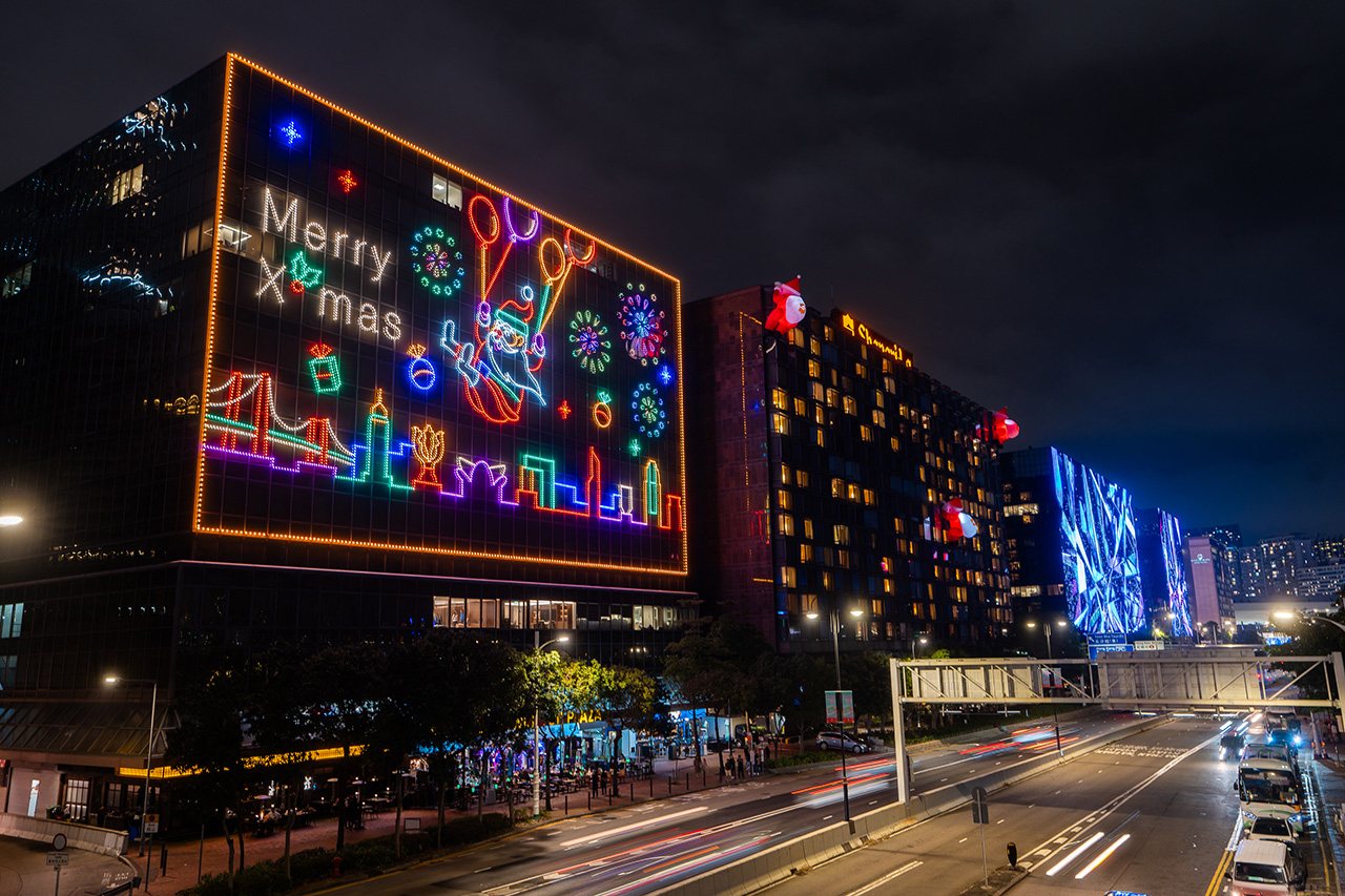 Christmas Lights in Tsim Sha Tsui and Tsim Sha Tsui East 2023 in Hong Kong