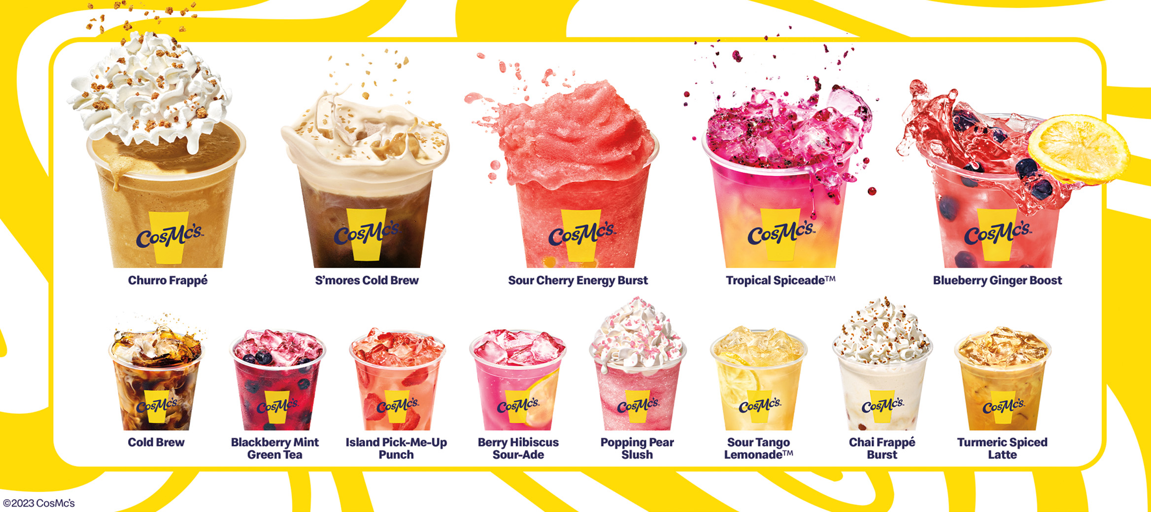 CosMc's Beverages Menu