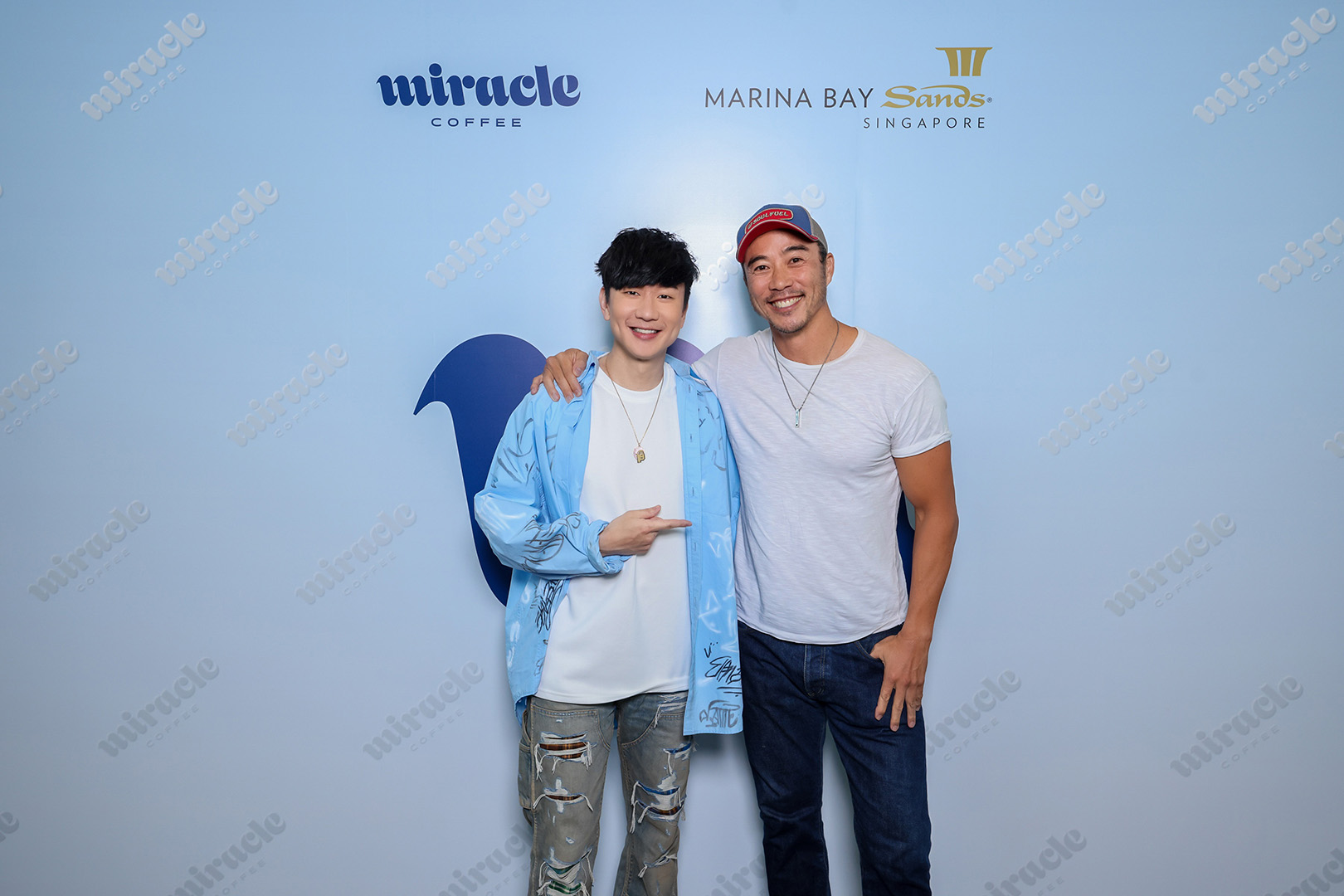 JJ Lin with actor Allan Wu