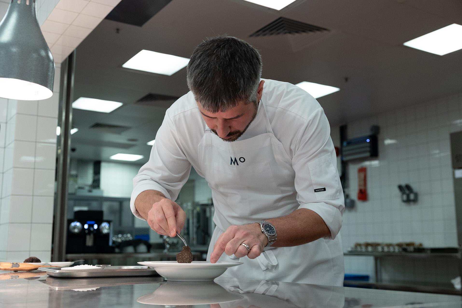 Chef Sven Wassmer in kitchen at The Grand Pavilion of the Grand Lisboa Palace Resort Macau - The MICHELIN Star Studded Dinner – Timeless Gastronomy