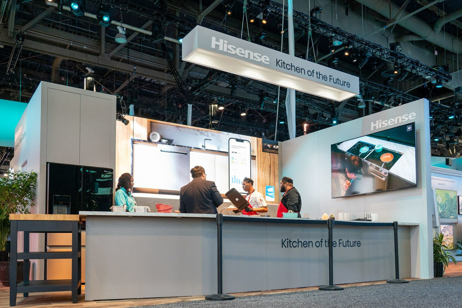 SNAP TASTE Hisense Unveils Transformative Smart Home Lineup At CES 2024   Hisense Kitchen Of The Future  At CES 1536x1024 