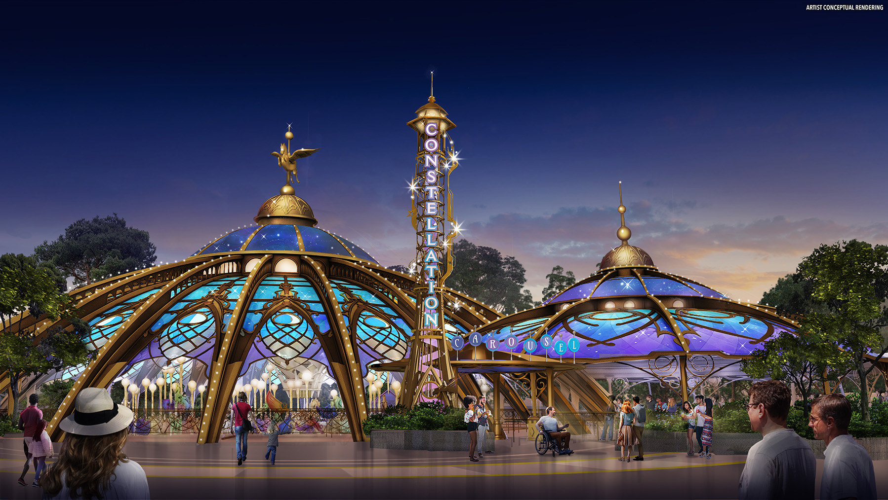 Universal Epic Universe – Celestial Park – Constellation Carousel