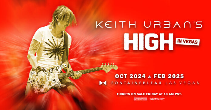 Keith Urban Announces Las Vegas Residency: 