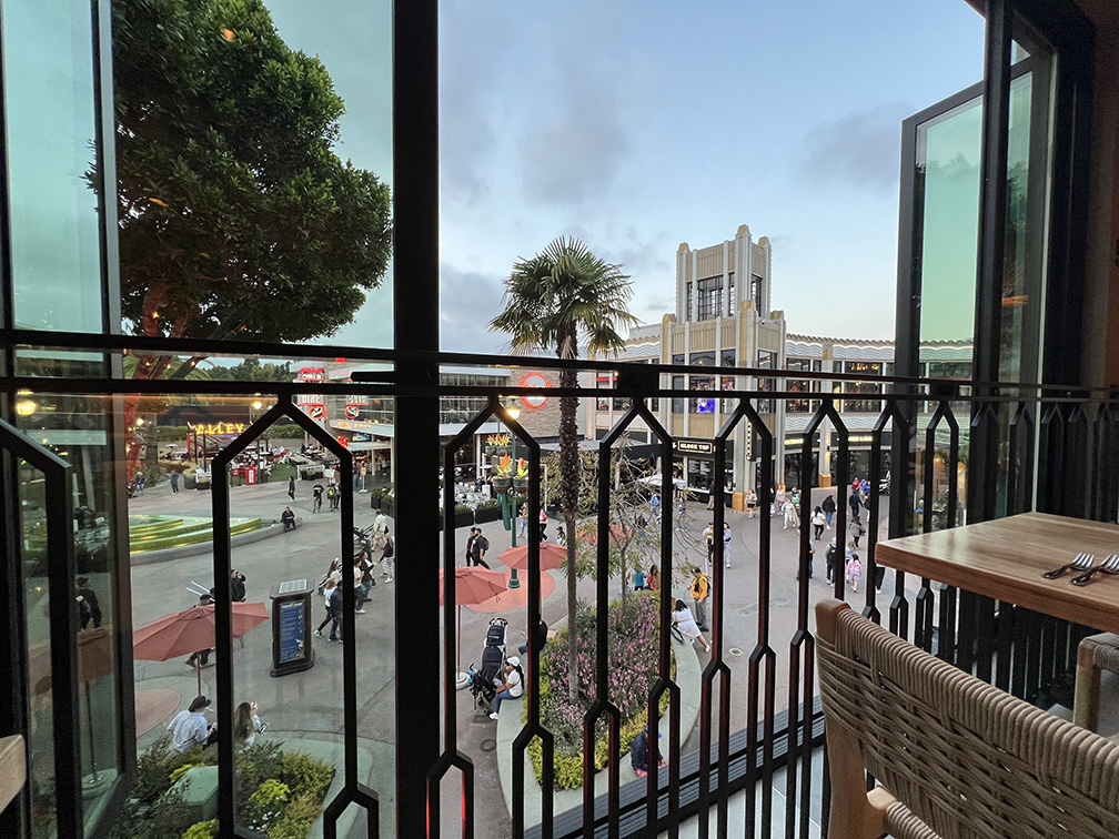 Downtown Disney View from Paseo at Downtown Disney in Anaheim, California (Photo by Julie Nguyen)