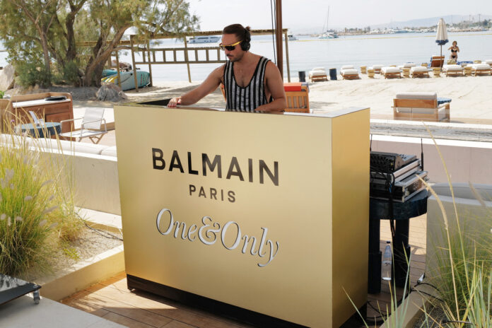 Balmain Brunch & Pool Party hosted by Olivier Rousteing, Creative Director of Balmain