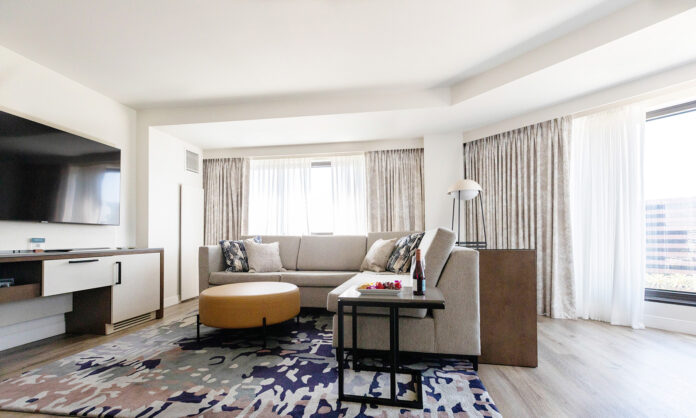 Studio Corner Suite at Sonesta Irvine hotel (Photo by Julie Nguyen)