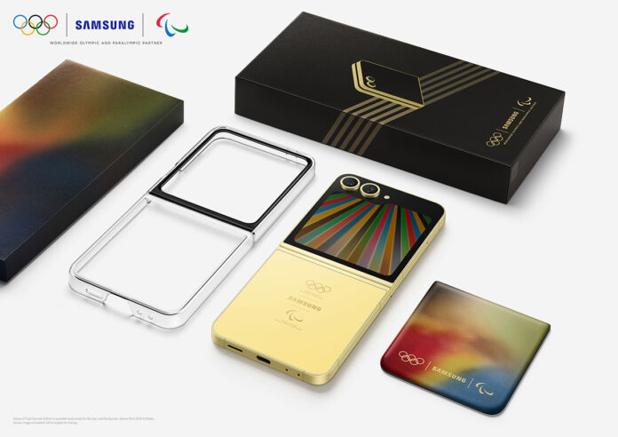 Samsung Unveils Special Galaxy Z Flip6 for Paris 2024 Athletes