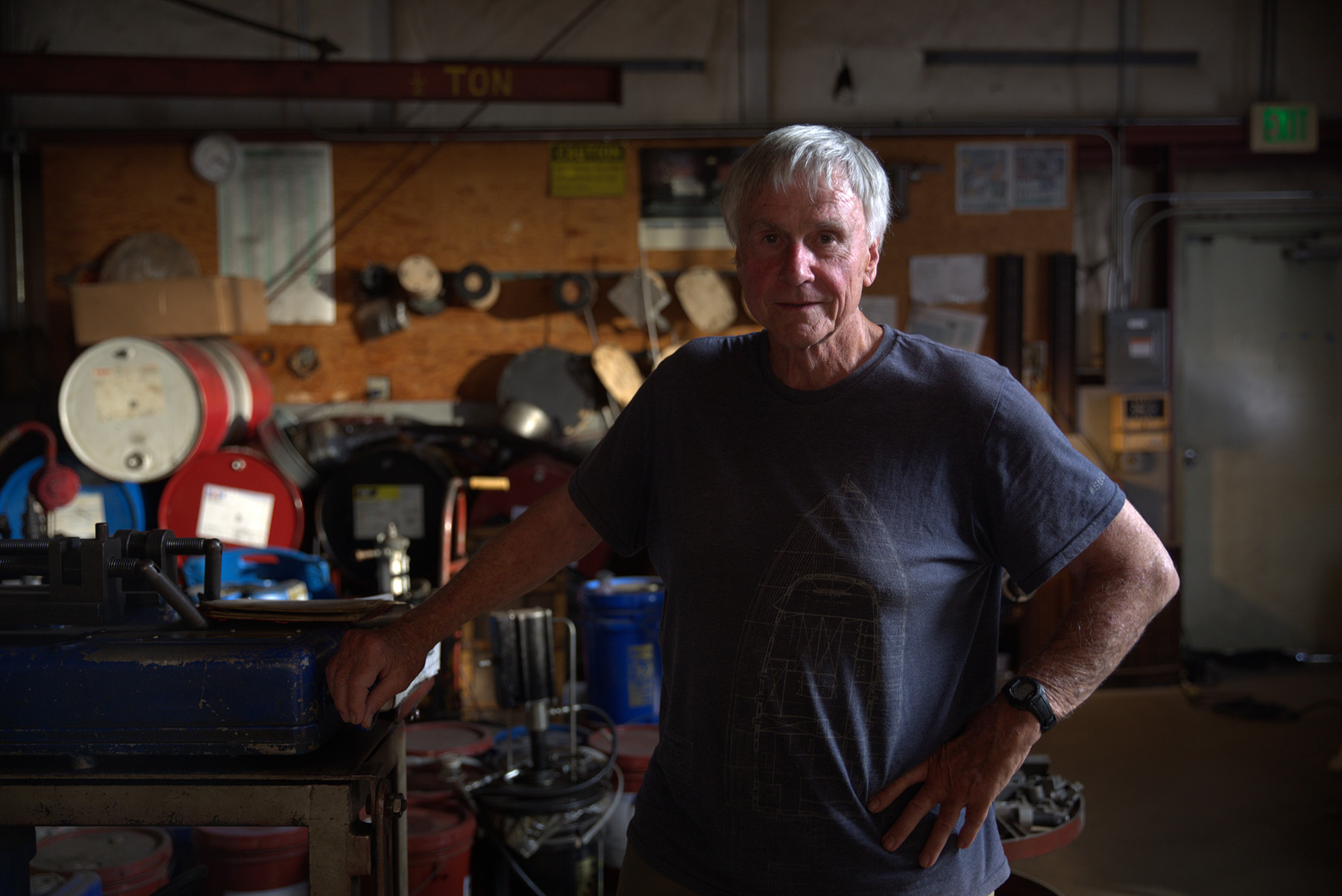 Sonar Expert Mike Williamson is pictured in a portrait made during the production of "Cursed Gold: A Shipwreck Scandal."