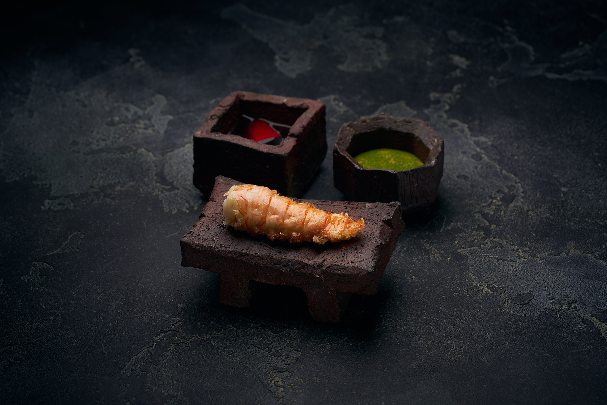 Langoustine, koshihikari rice and ginger - FZN by Björn Frantzén - at Atlantis, The Palm, Dubai