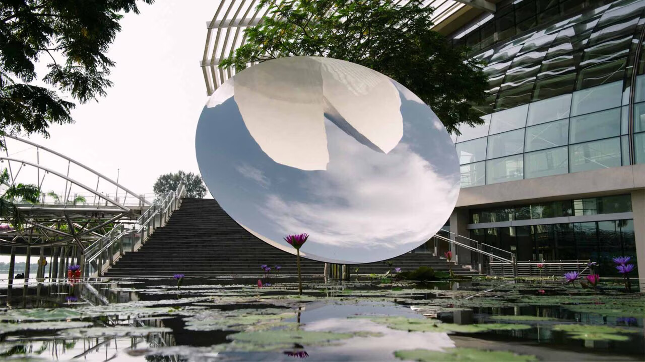 Sky Mirror by Anish Kapoor