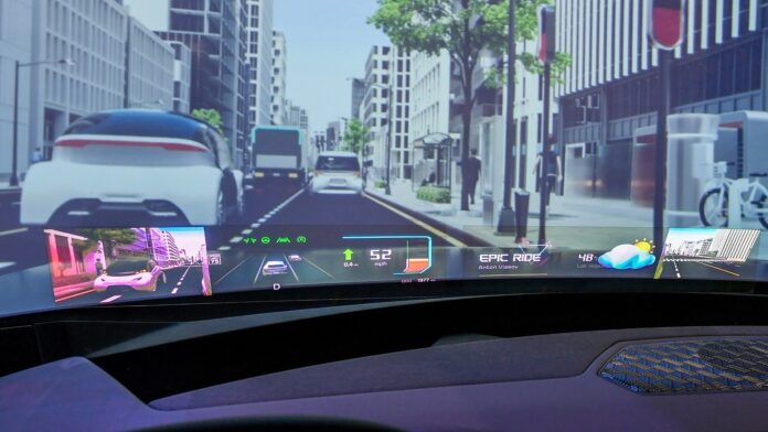 Hyundai Mobis introduced Holographic Heads-Up Display at CES 2025